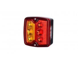 LZD 2101 Задний комбинированный фонарь короткий HOR 74 9 LED 4функции: подсветка номера/поворот задний/позиционный зад/стоп   52101